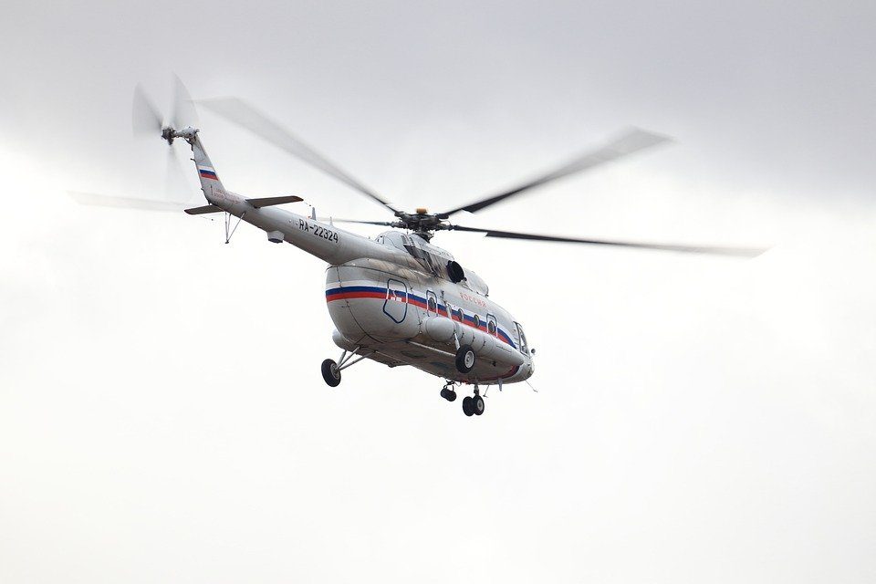 В Москве рухнул Ми-8, перевозивший Путина и его близкое окружение