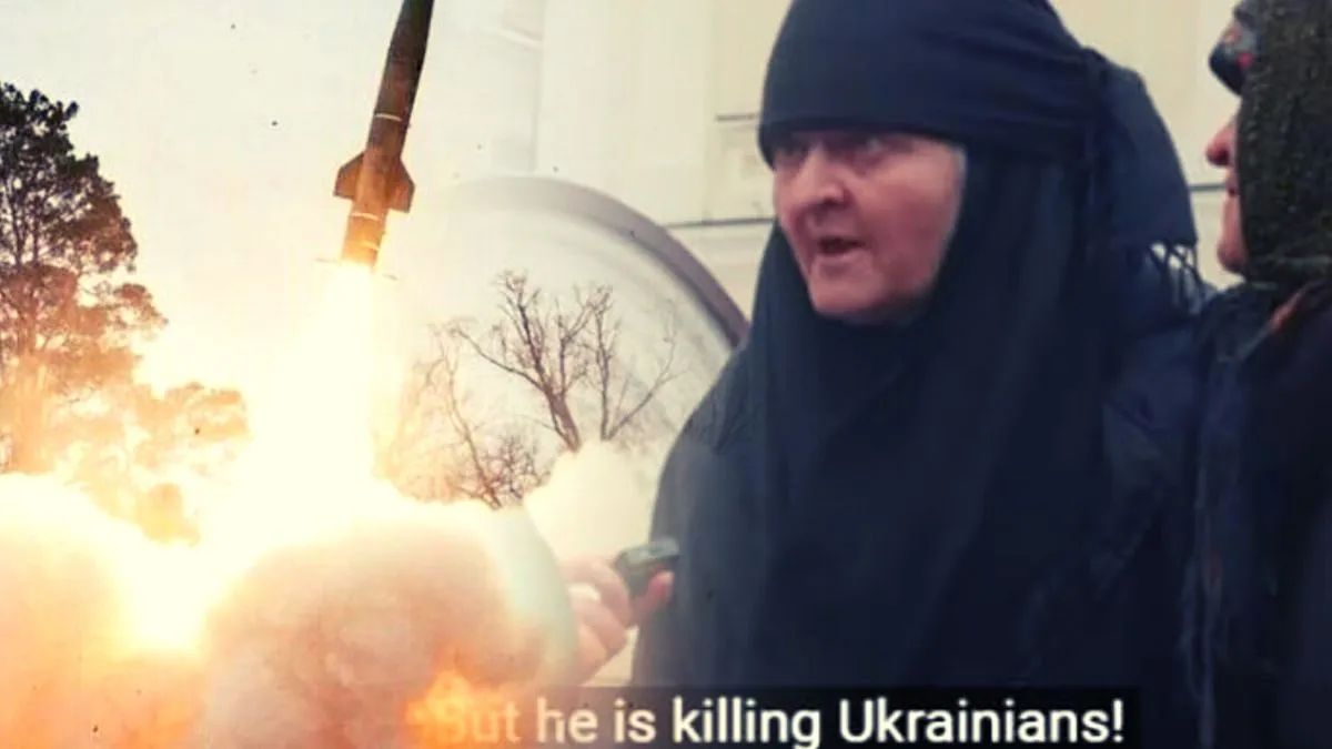 Вірянки у Почаївській лаврі розповідали про любов до путіна та божі ракети (відео)