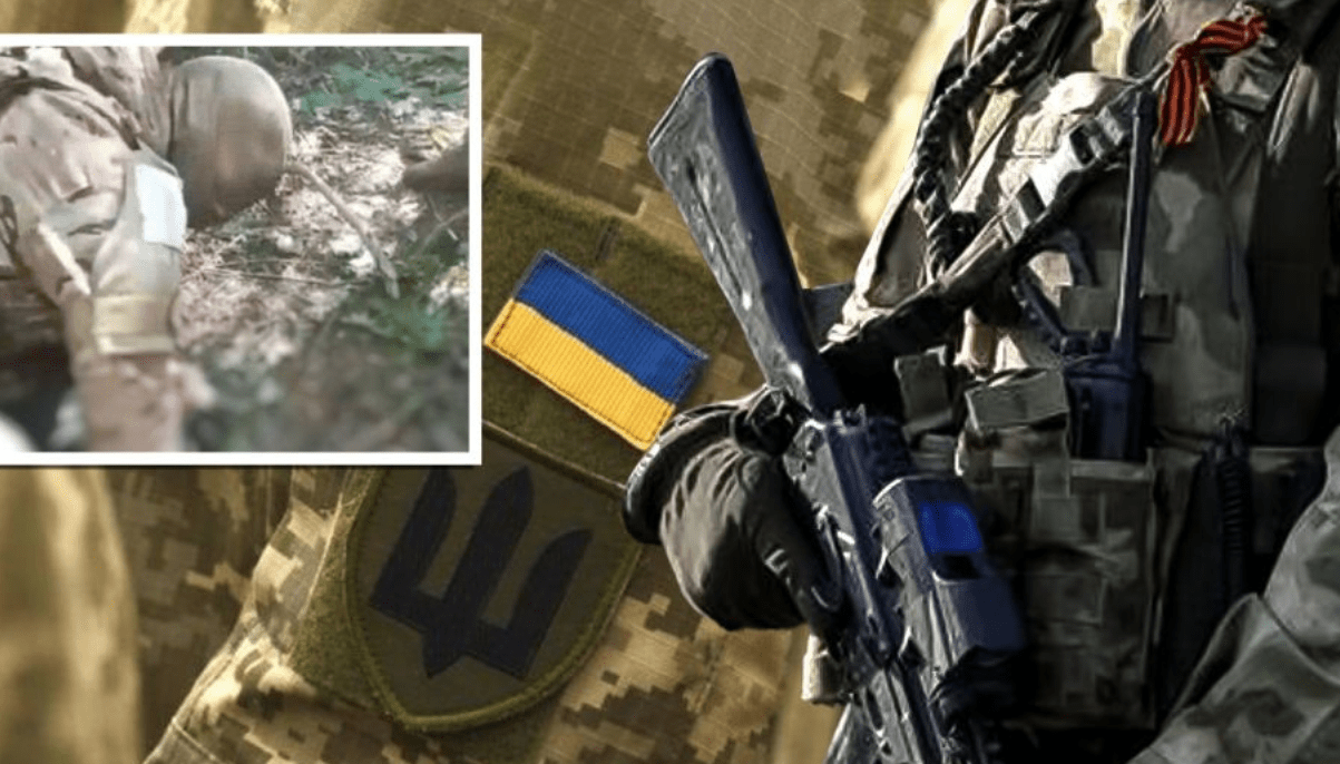 Украинские палачи. Украинские военные. Российские военные. Российские военные обезглавили украинского солдата.