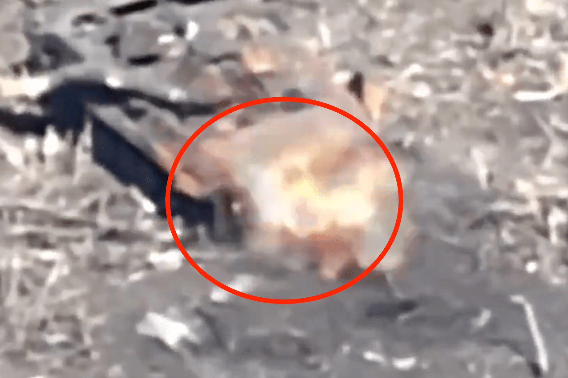 Оккупант думал перехитрить оператора дрона, но не вышло: видео