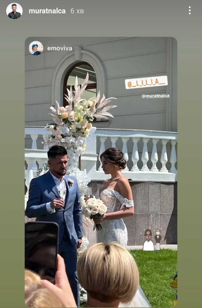 Екс Ані Лорак показав, як відгуляв весілля з молодшою на 20 років обраницею: відео