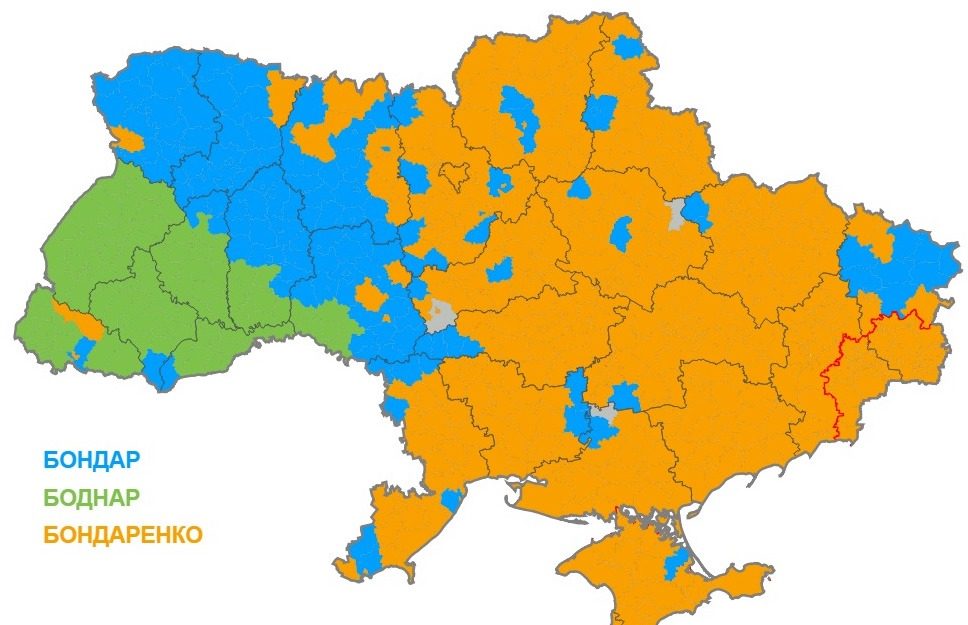 Как по фамилии узнать, откуда родом человек: создана карта ➤ Prozoro.net.ua