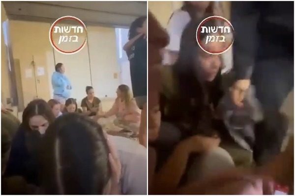 Видео с группой девушек, взятых в заложники боевиками ХАМАС