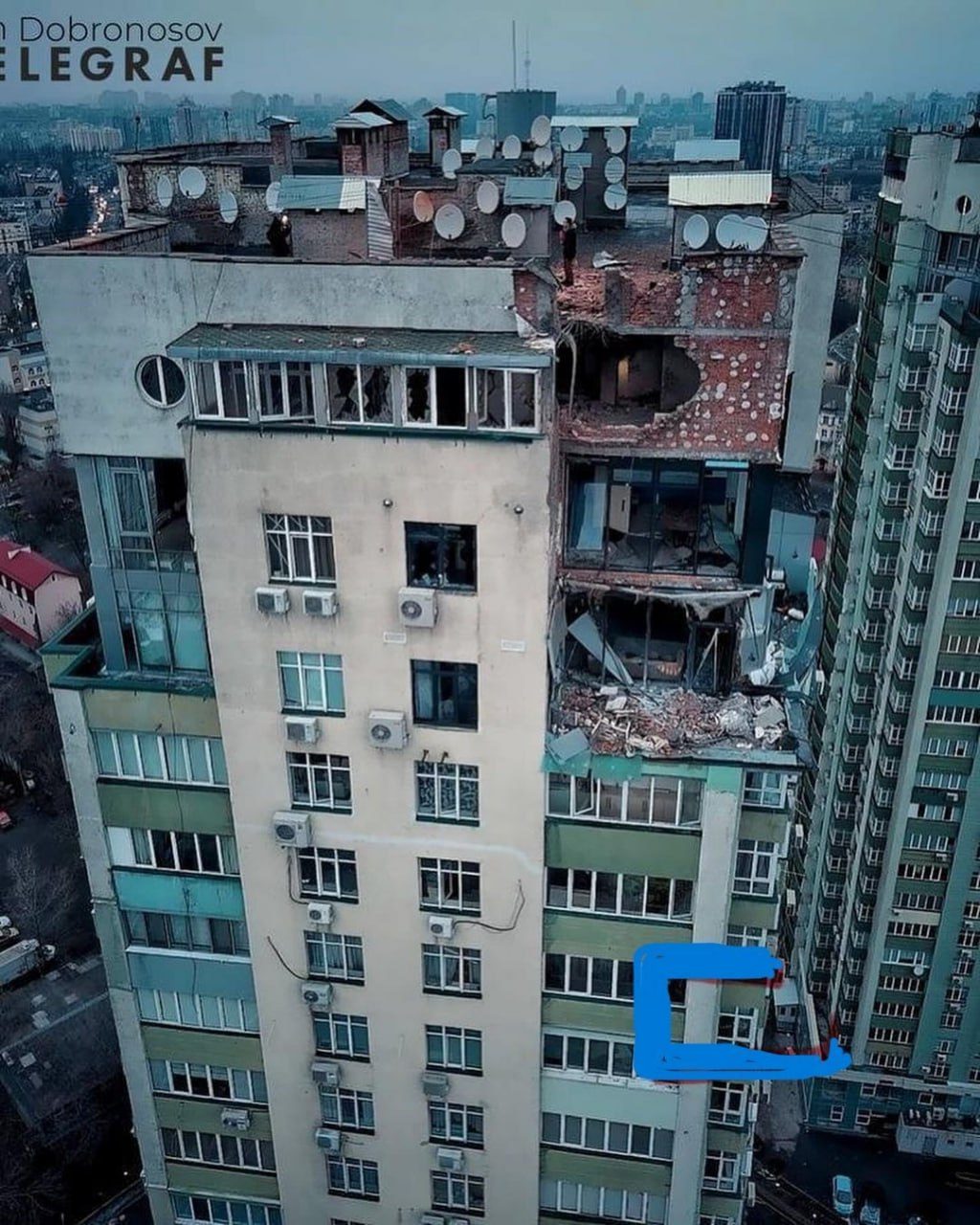 Російський дрон влучив у будинок відомої української акторки: фото