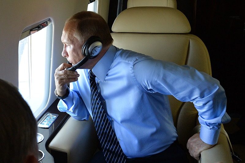 Путин полетит над «территорией врага»: заявление Кремля