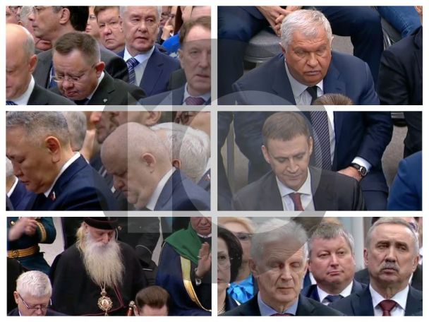 Під час звернення Путіна російські чиновники поснули: фото