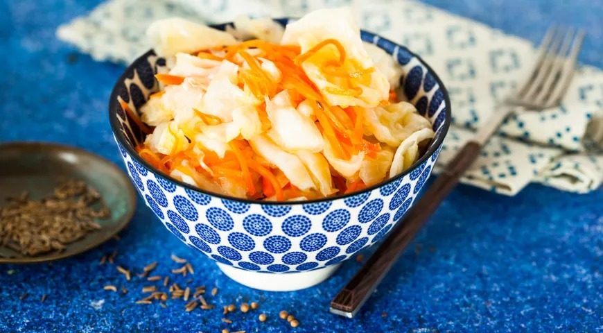 Капуста по-корейски с морковью за 2 часа: самый простой рецепт