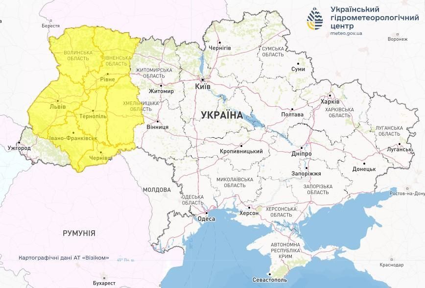 Погіршення погоди та сильні шквали: яким регіонам варто очікувати
