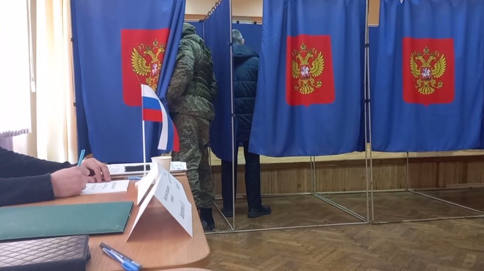 На виборах президента росіяни голосують за Буданова: фото  ➤ Prozoro.net.ua