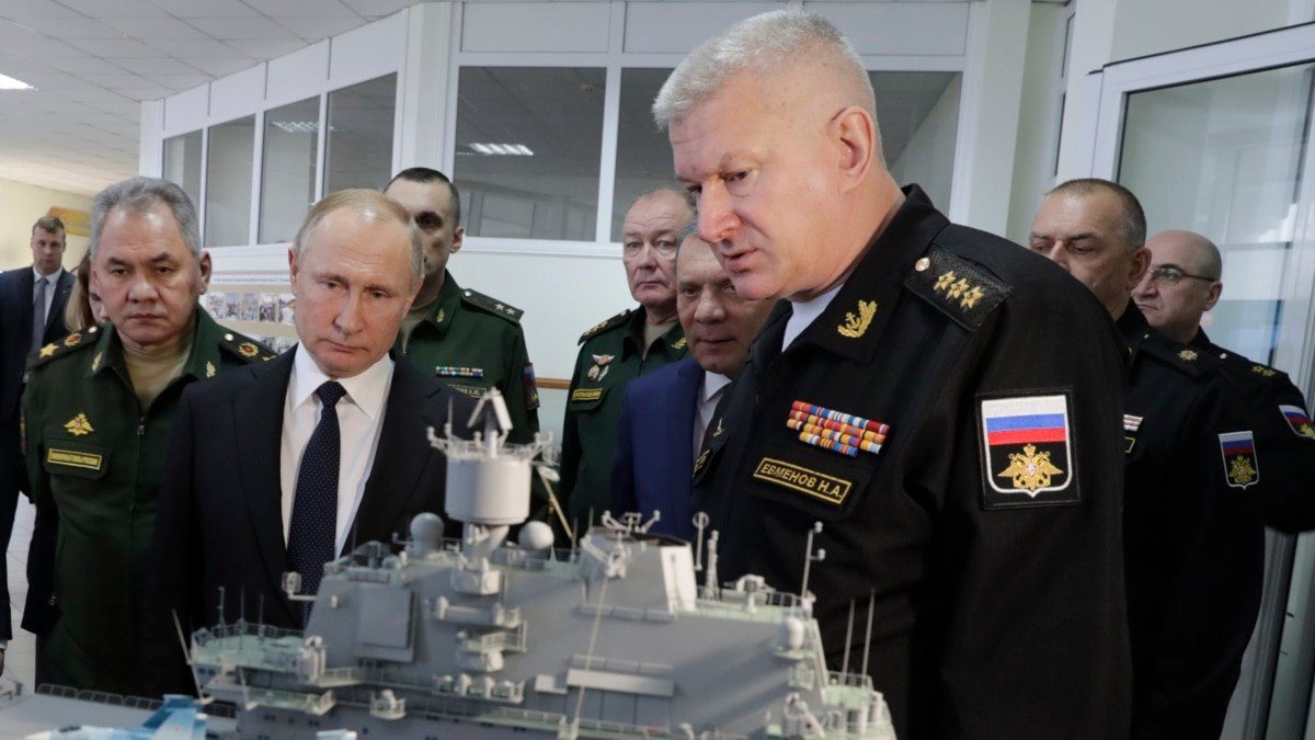 Путін змінив командувача ВМФ РФ через принизливі поразки 