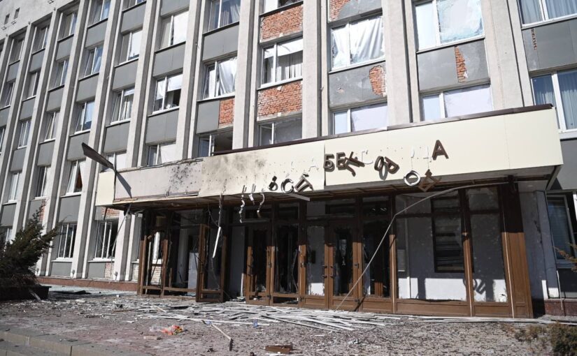 Безпілотник врізався у будівлю адміністрації Бєлгорода: фото  ➤ Prozoro.net.ua