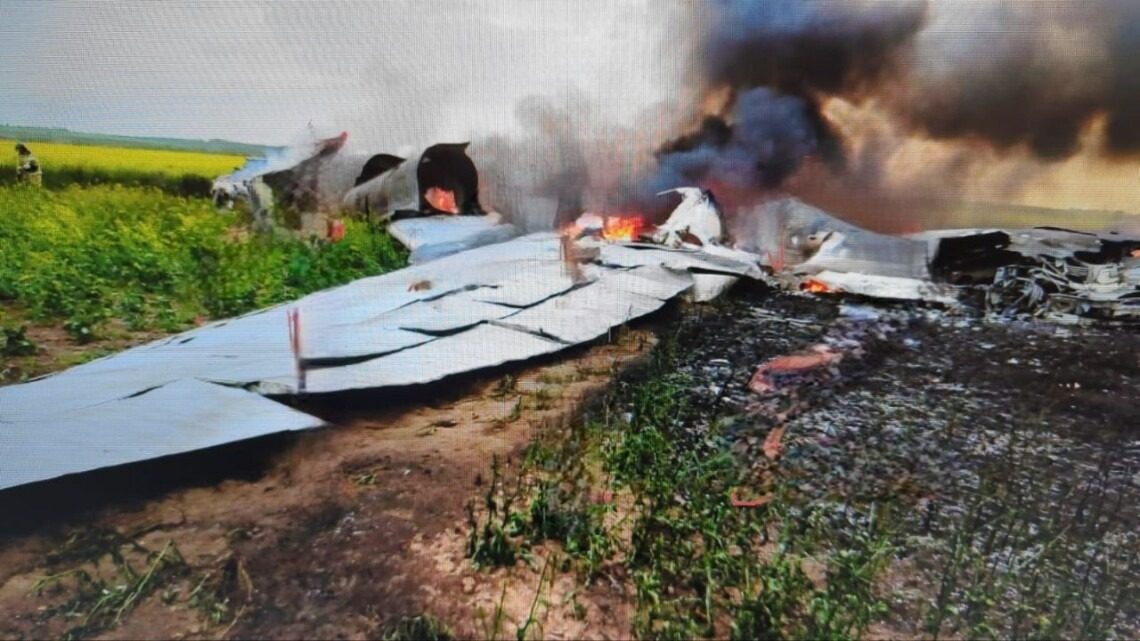 В РФ упал Ту-22 обстреливавший Украину: его сбили бойцы ВСУ ➤ Prozoro.net.ua