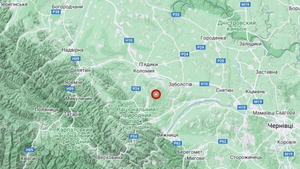 В Ивано-Франковской области произошло землетрясение