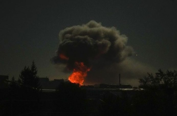 Взрывы в Ивано-Франковской области 18 апреля