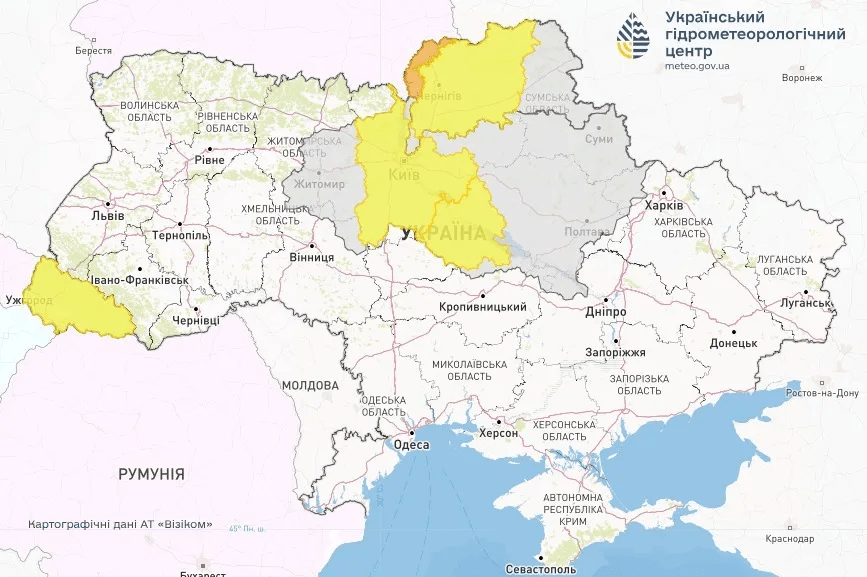 Раптове тепло замінять дощі: прогноз синоптиків на 2 квітня 5 Раптове тепло замінять дощі: прогноз синоптиків на 2 квітня