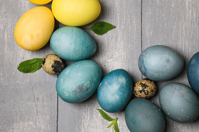 Чим пофарбувати яйця на Великдень в жовтий та синій кольори, використовуючи лише натуральні компоненти ➤ Prozoro.net.ua