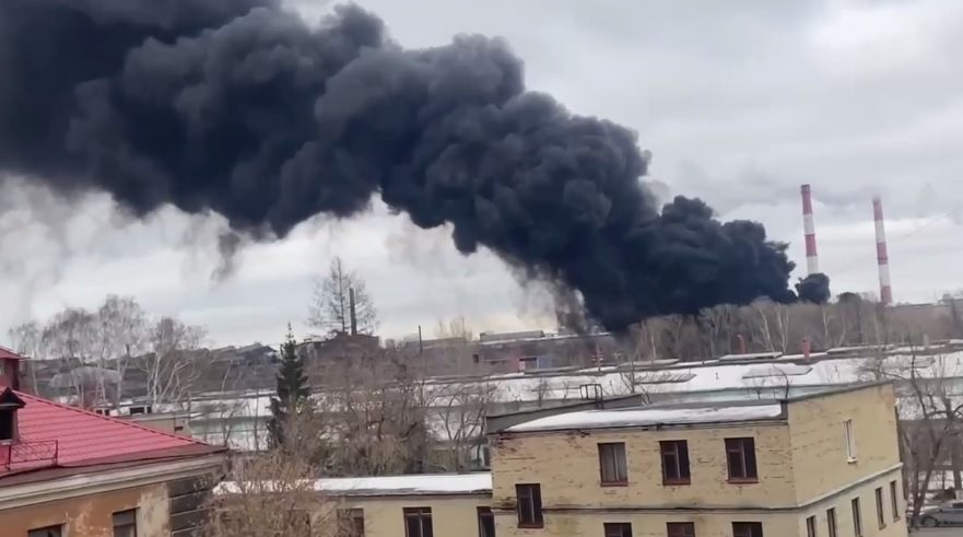 На России произошел масштабный пожар на военном предприятии: видео ➤ Prozoro.net.ua