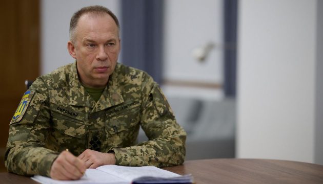 Сырский провел двое суток на передовой из-за сложной ситуации: фото