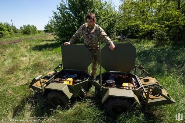 Военные опробовали украинские наземные дроны "Махно": фото