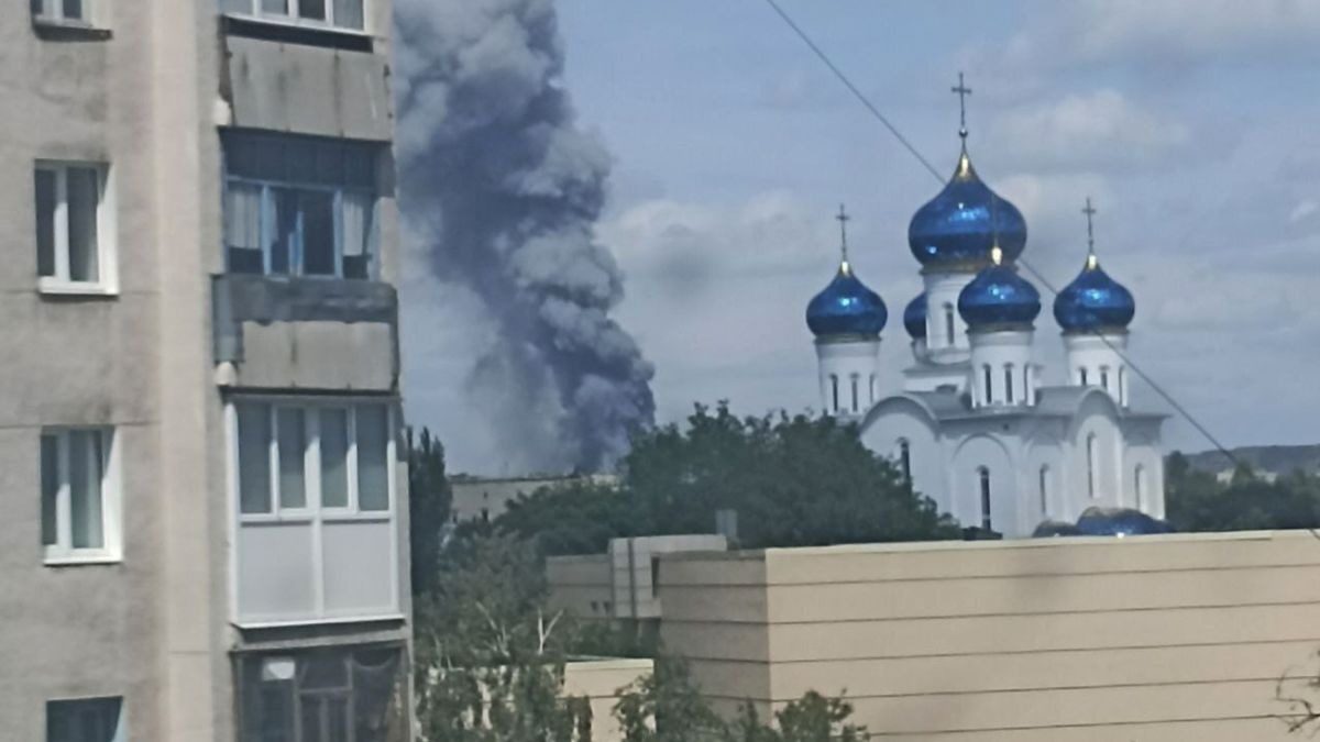 У тилу росіян стався вибух: палав склад БК у Сорокіному (відео) ➤ Prozoro.net.ua