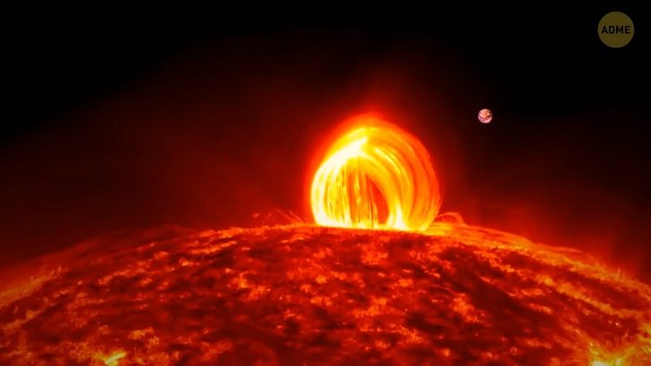 Спалах на Сонці викликав найсильнішу сонячну бурю за 7 років