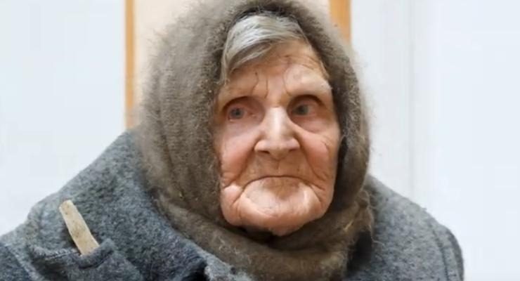 98-летняя женщина рассказала, как выходила из Очеретино