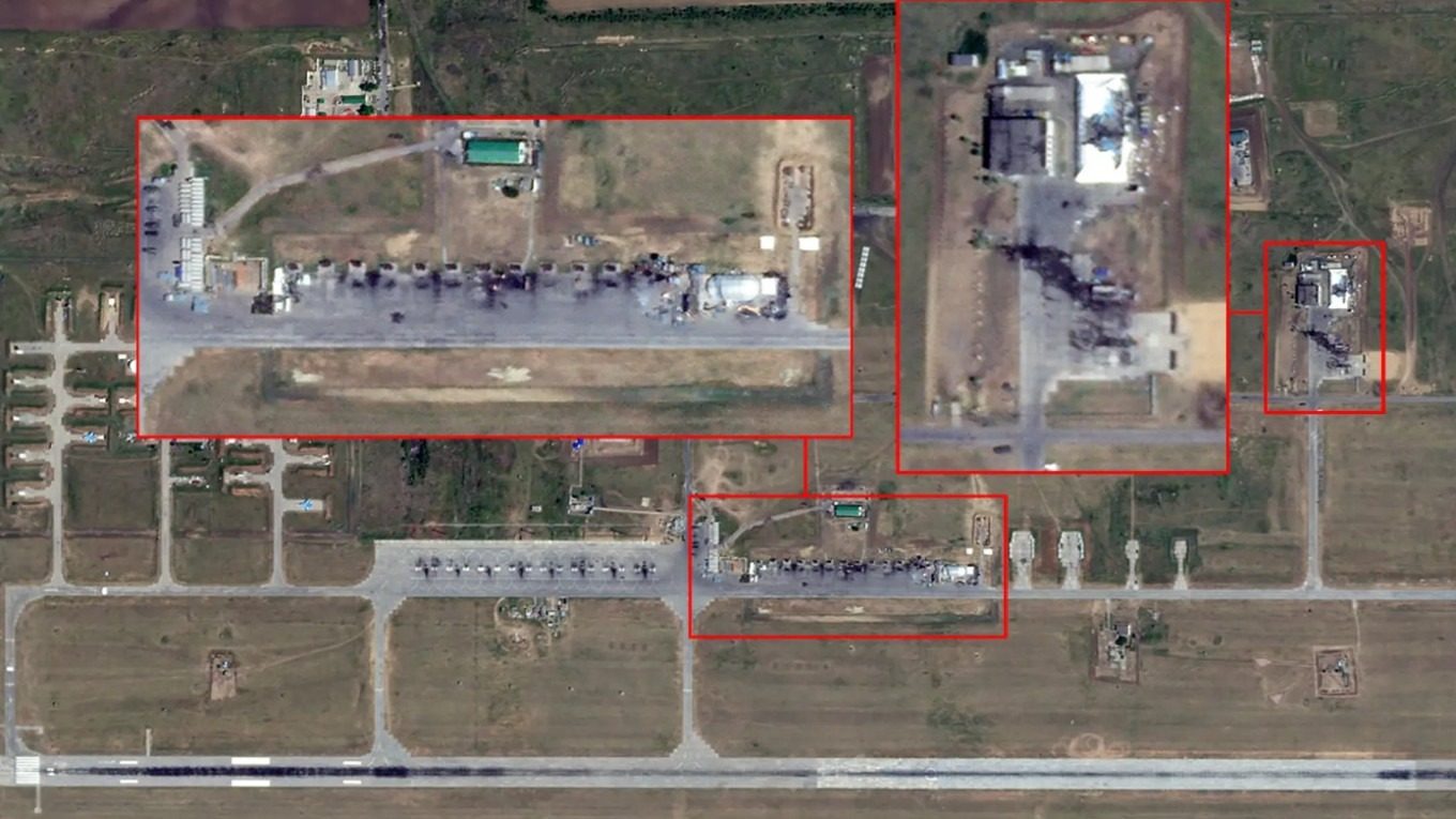 Более 70 дронов нанесли удар по аэродрому РФ: в ГУР удивили