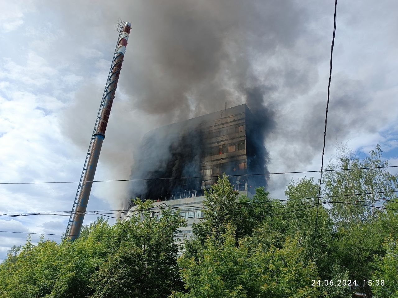 Под Москвой горит завод оборонной промышленности рф «Платан», есть жертвы: видео