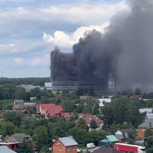 Под Москвой горит завод оборонной промышленности рф “Платан”, есть жертвы: видео ➤ Prozoro.net.ua