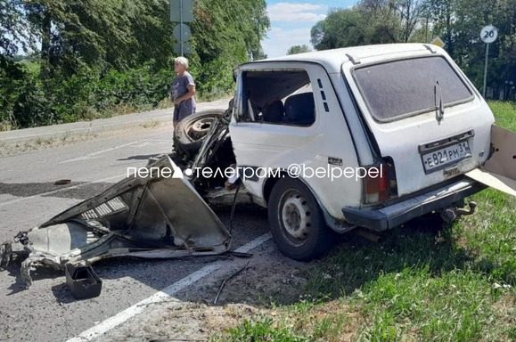 Танк РФ із п’яним екіпажем розчавив авто у Білгородській області
