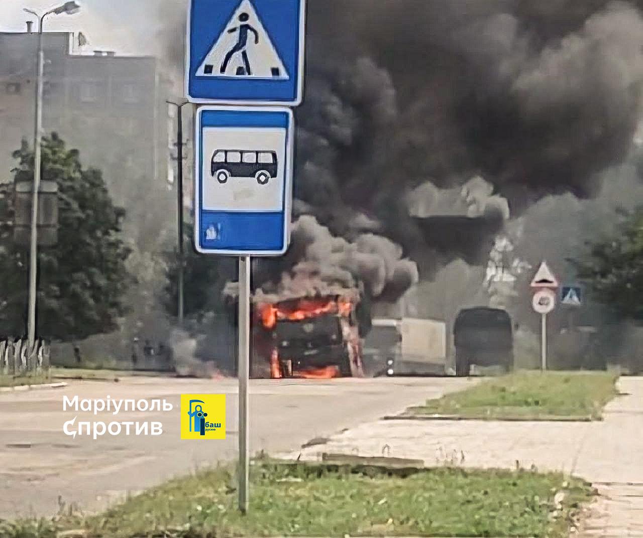 Партизаны подорвали военный КамАЗ армии РФ в Макеевке ➤ Prozoro.net.ua