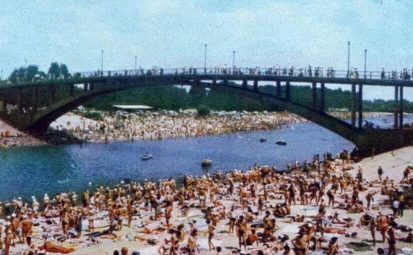 Київські пляжі 1980-х: як рятувалися від спеки (архівні фото) ➤ Prozoro.net.ua
