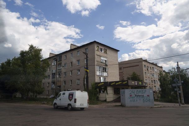 В Торецке проходит эвакуация мирных жителей: фото