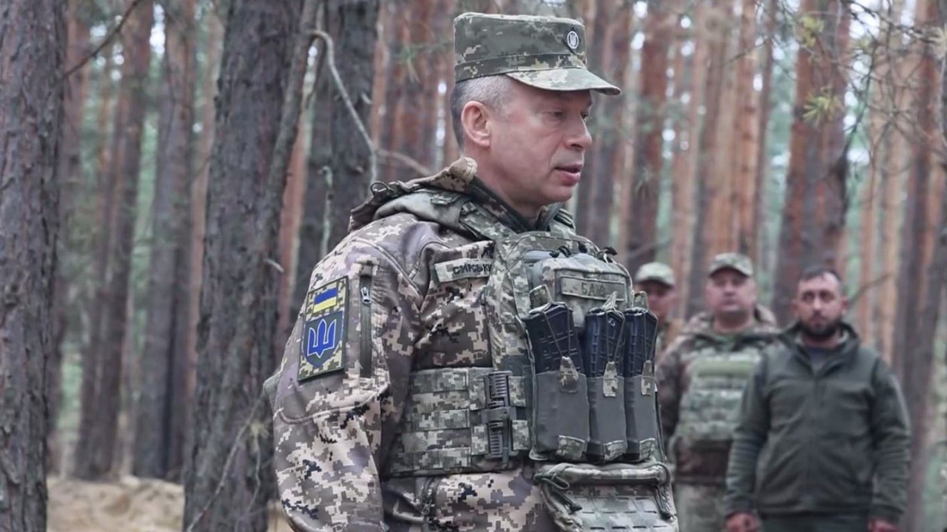 Сирський натякнув, що зараз знаходиться у Курській області