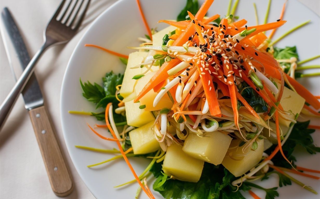 Такой вкусный, как будто бы в нем мясо: этот салат съедят первым
