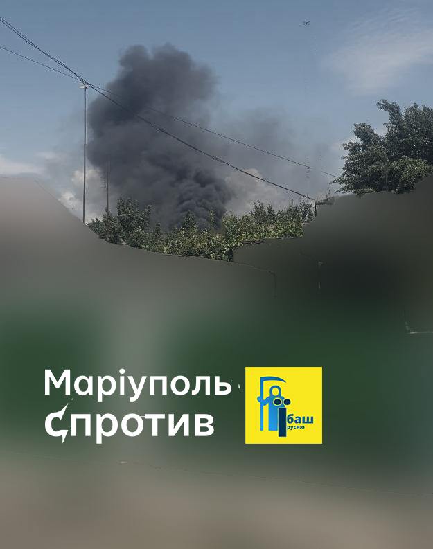 В Мариуполе загорелась российская военная база: детали 5 В Мариуполе загорелась российская военная база: детали