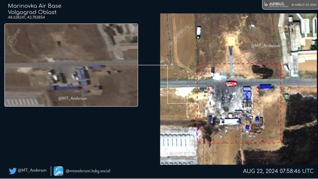 Удар по аэродрому "Мариновка" в РФ: стало известно, кто за этим стоит 3 Удар по аэродрому "Мариновка" в РФ: стало известно, кто за этим стоит