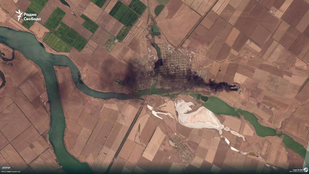 Атака на нафтобазу у Ростовській області: з’явилися нові супутникові знімки   ➤ Prozoro.net.ua