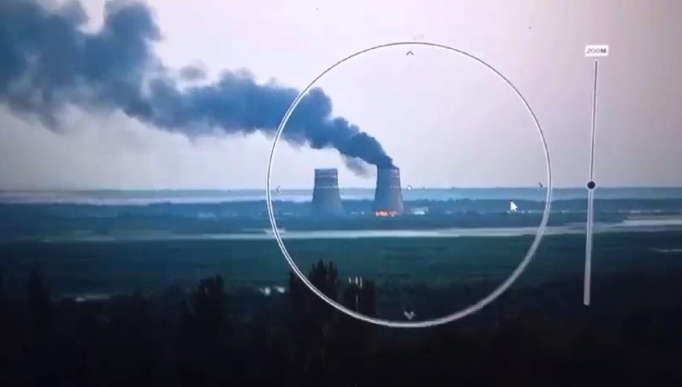 Энергоатом назвал вероятные причины пожара на Запорожской АЭС