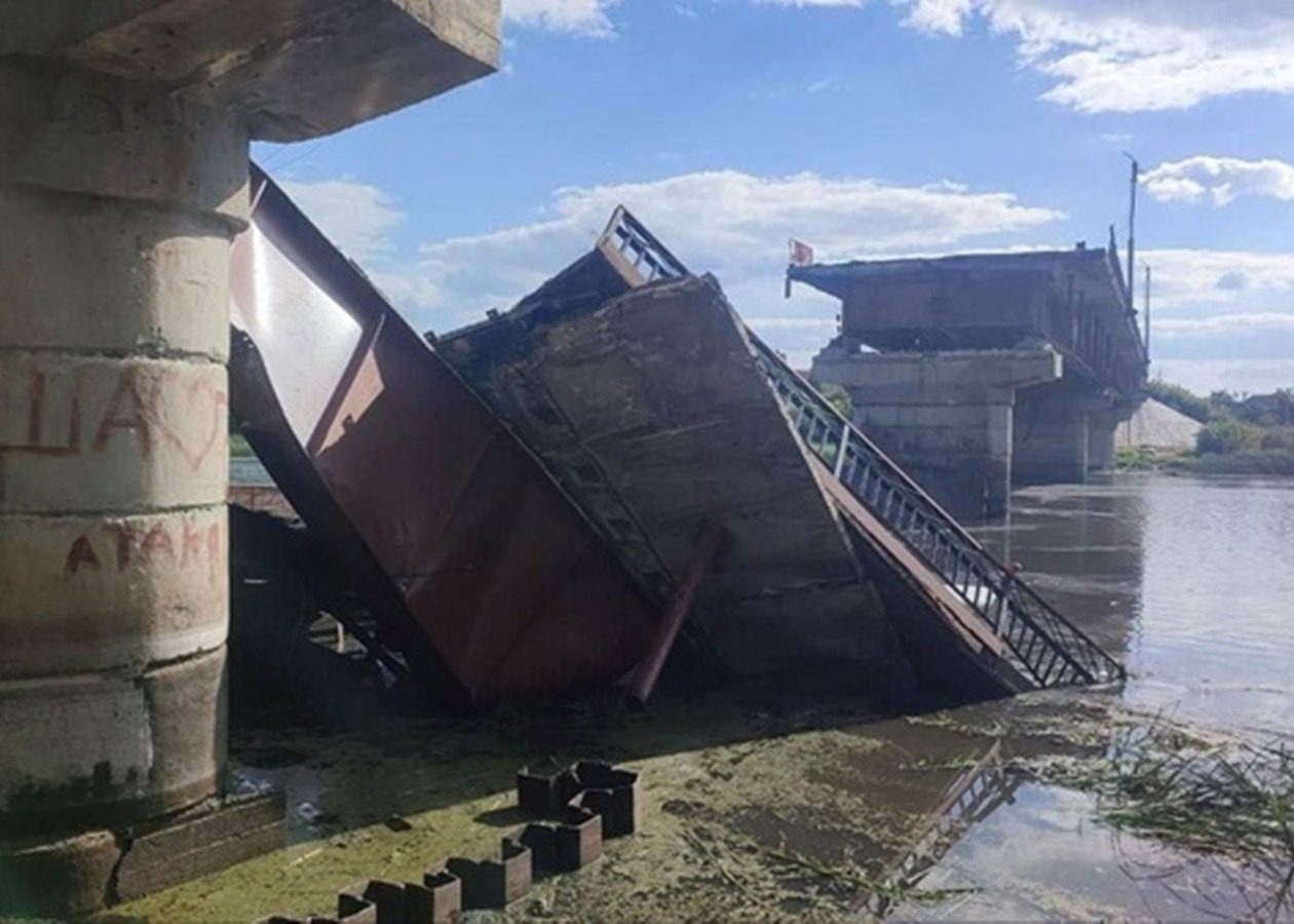 Разрушены мосты в Курской области: фото ➤ Prozoro.net.ua