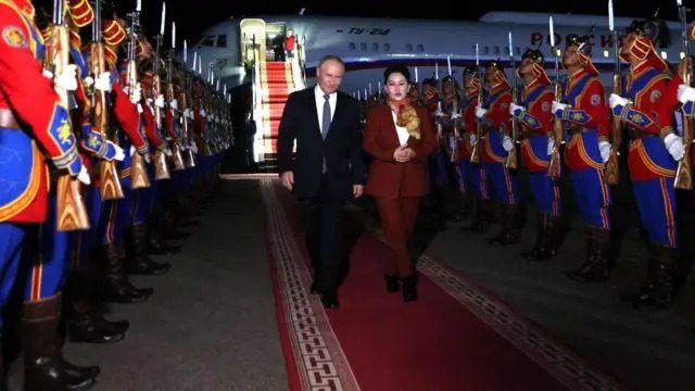 Вот как встречали Путина в Монголии ➤ Prozoro.net.ua