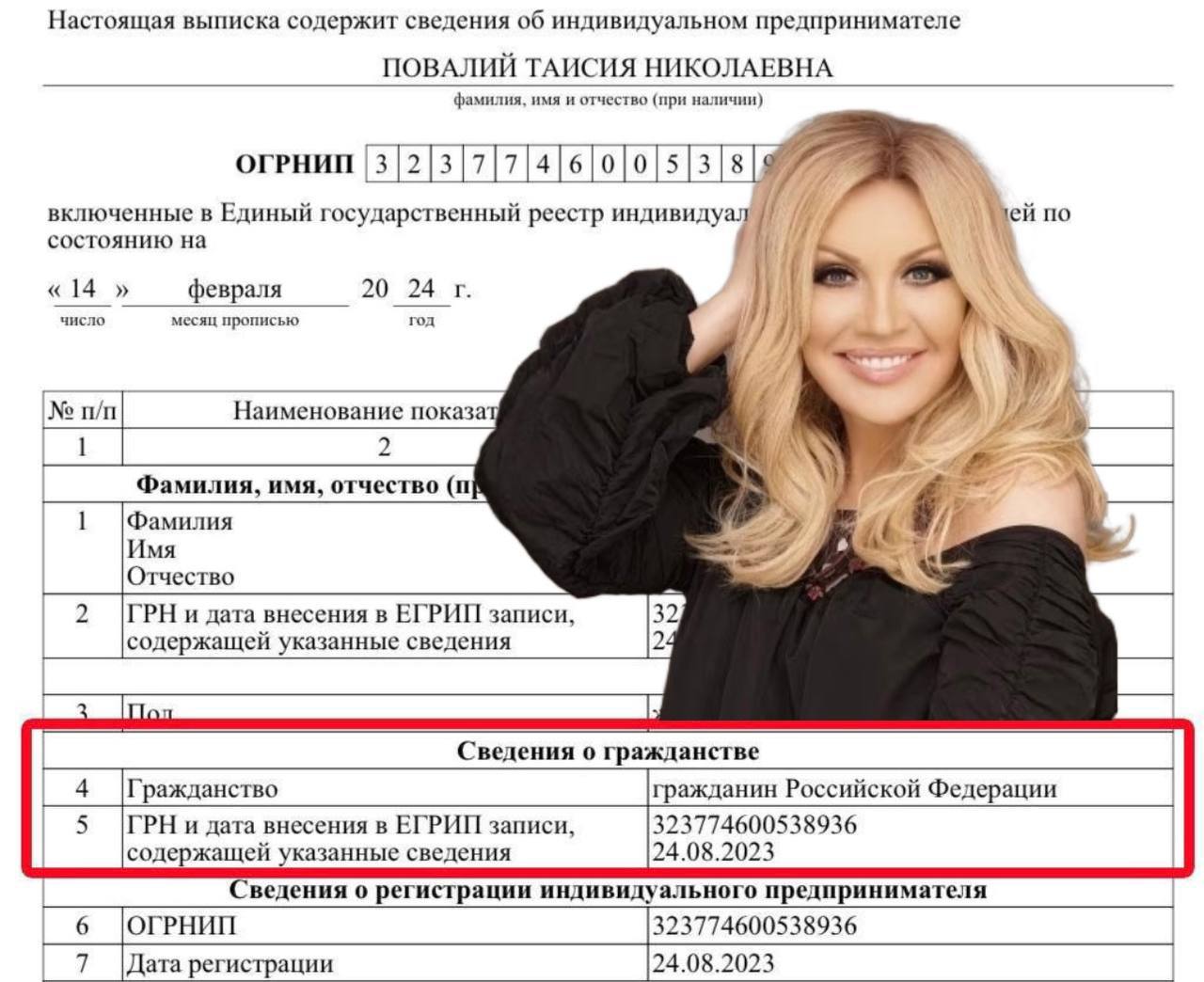 У зрадниці Таїсії Повалій конфіскували майно в Україні та права на пісні ➤ Главное.net