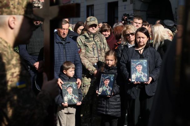 У Львові простилися з зятем Ірини Фаріон, який загинув на фронті  