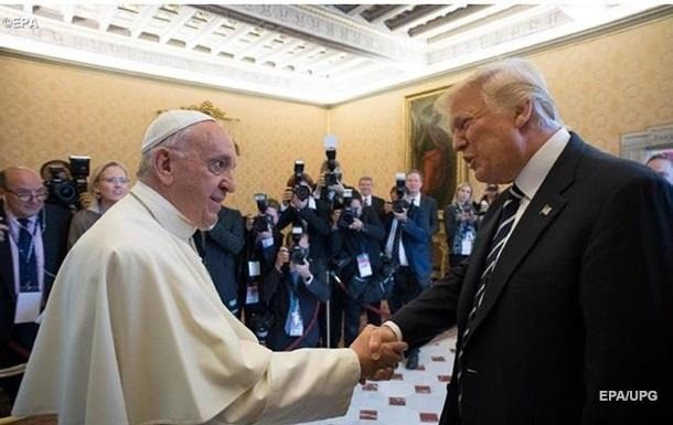 Папа Римський може підтримати мирний план Трампа по Україні