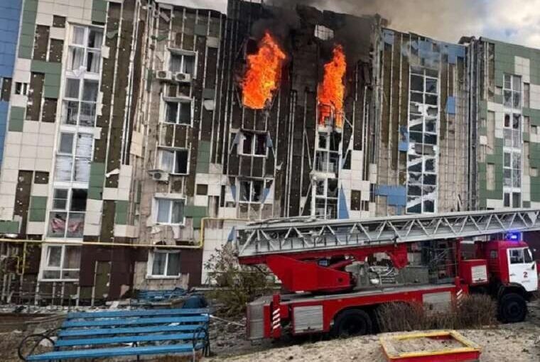 В Белгороде дрон влетел в многоэтажку: начался пожар (видео) ➤ Prozoro.net.ua