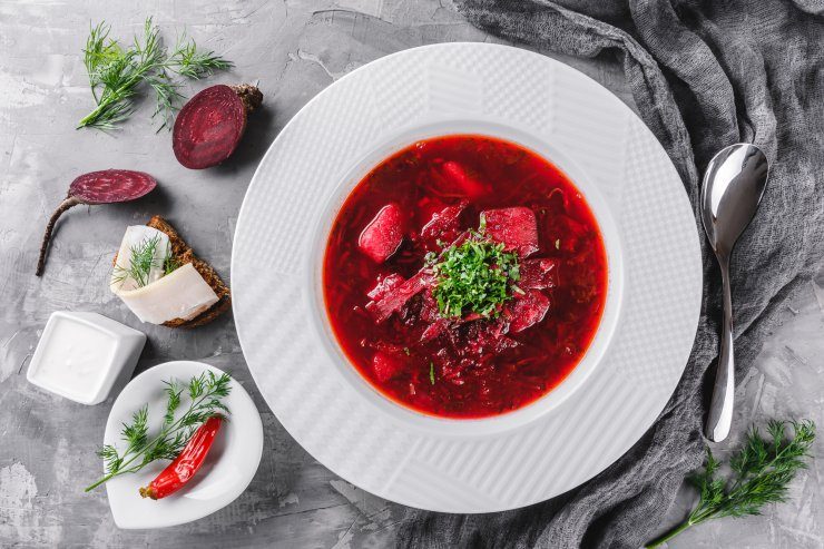 Насыщенный постный борщ: рецепт без мяса
