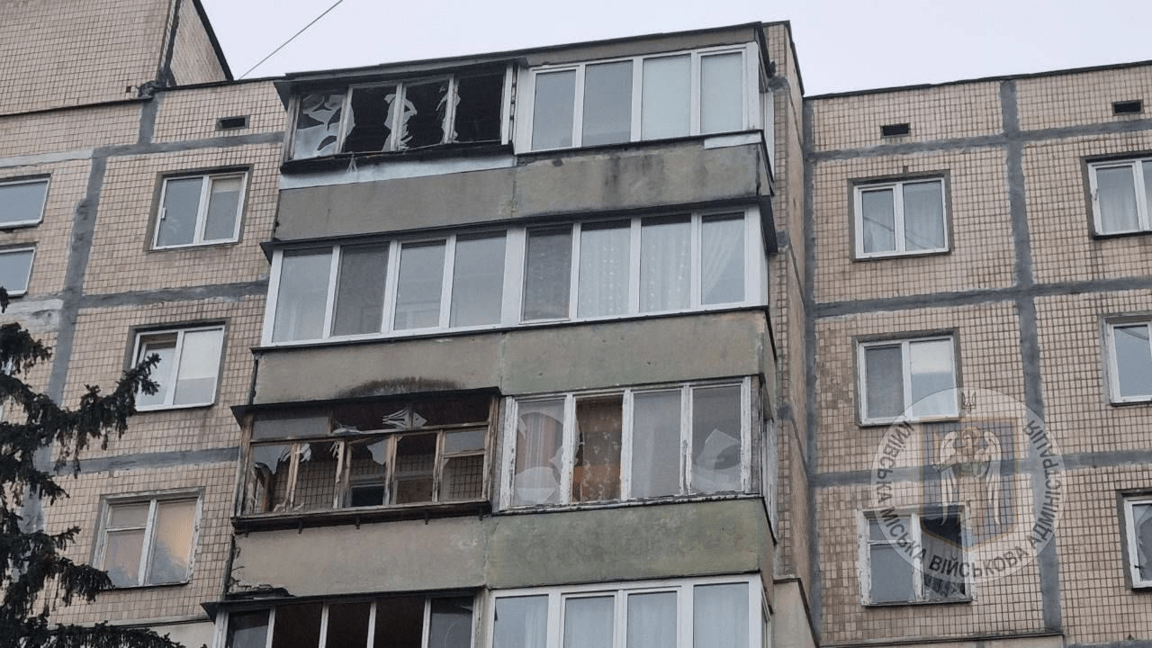 Київ зазнав руйнувань після нічної атаки (фото) ➤ Prozoro.net.ua