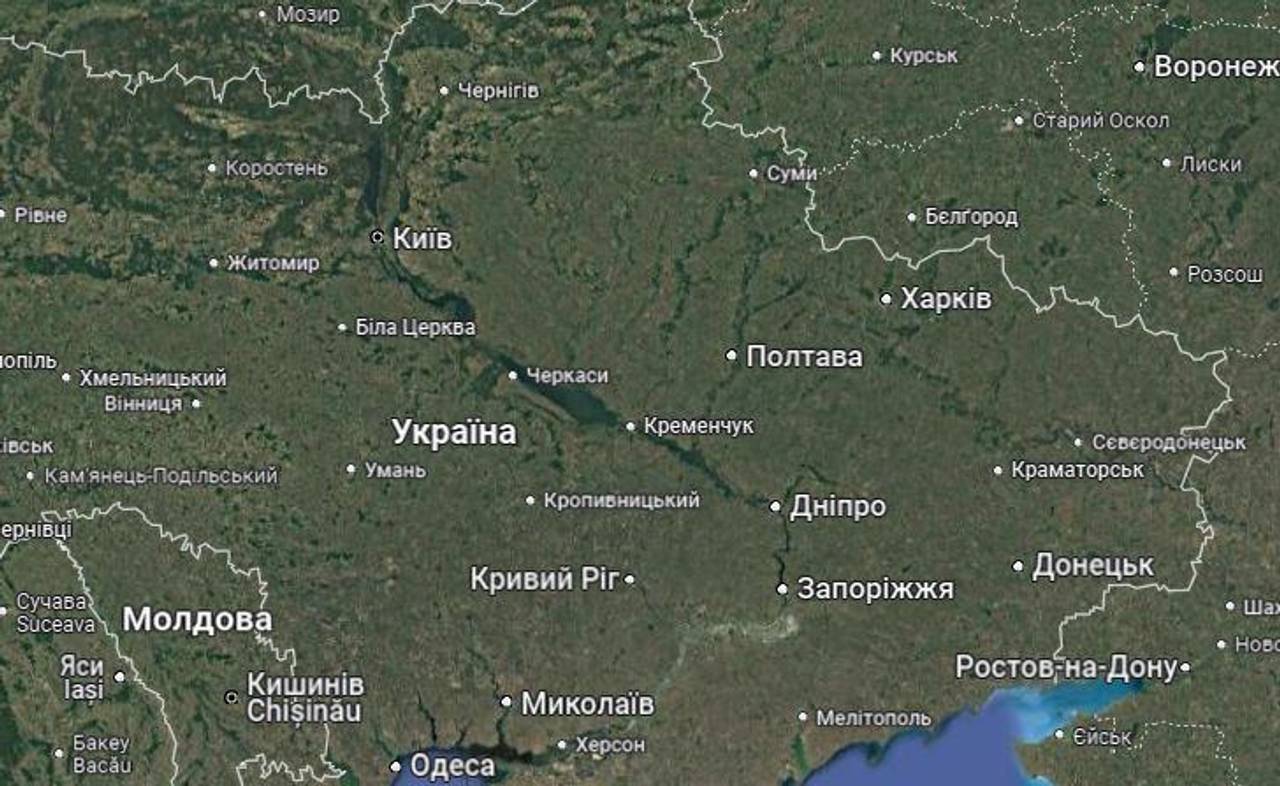 Google на картах выложил расположение украинских военных систем