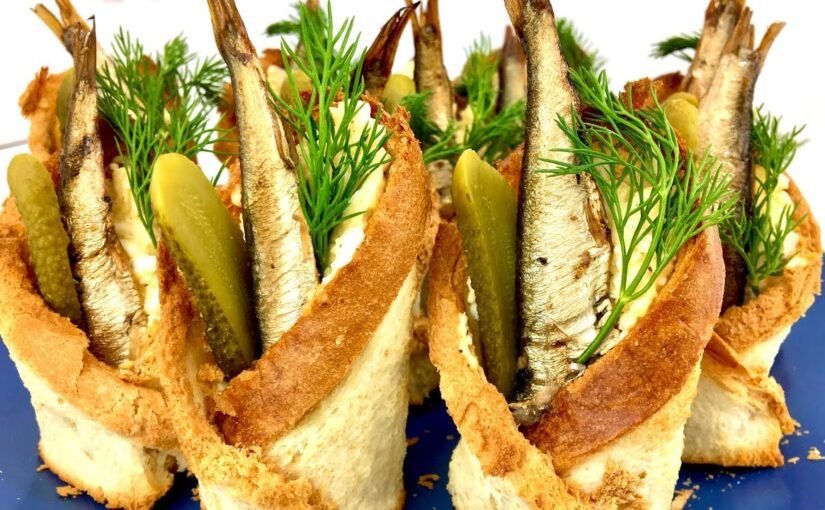 Вкуснее, чем просто бутерброды: элементарная закуска из шпротов ➤ Prozoro.net.ua