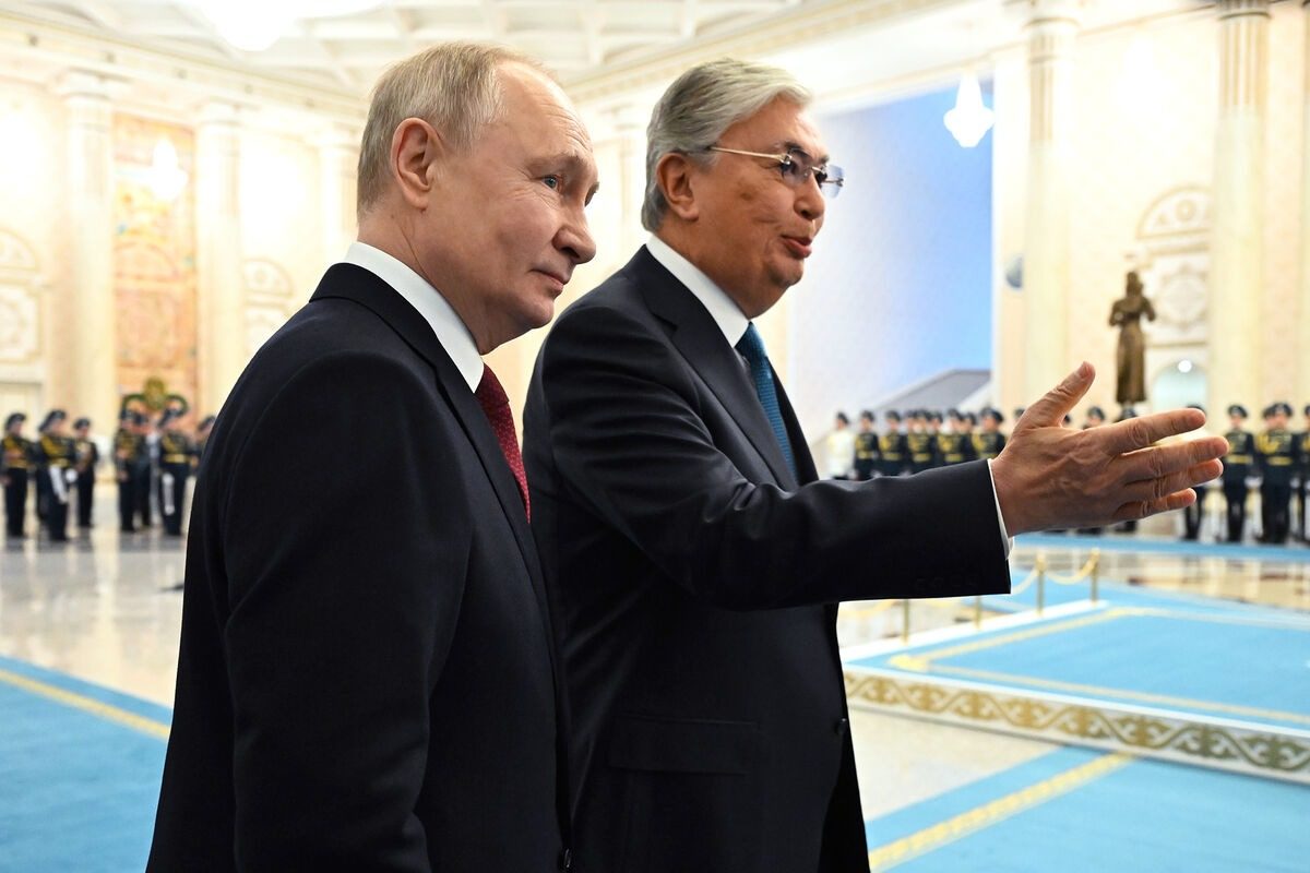В движениях Путина и Токаева заметили странность (видео) ➤ Prozoro.net.ua